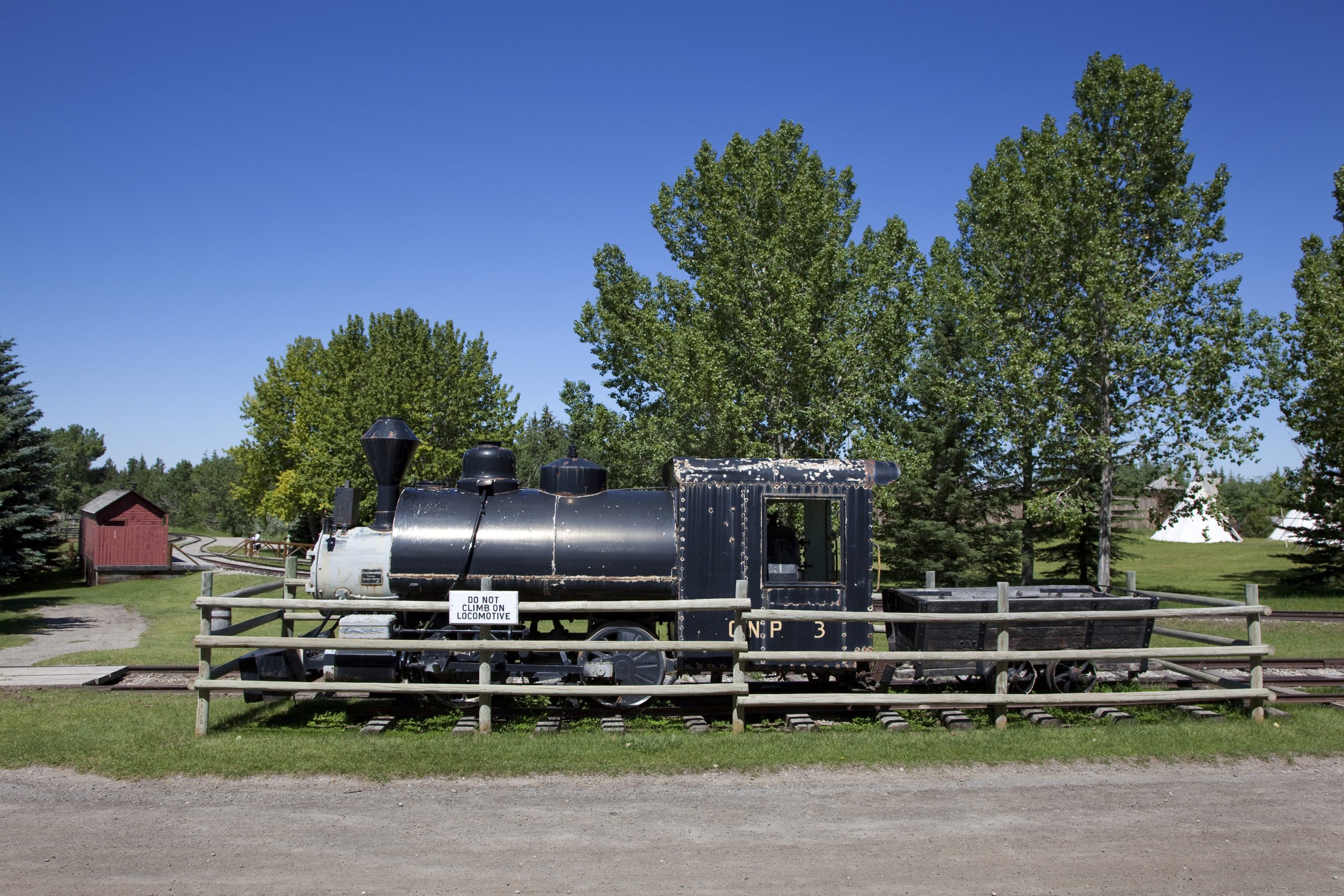 A photo of C.P.R. Locomotive #2018