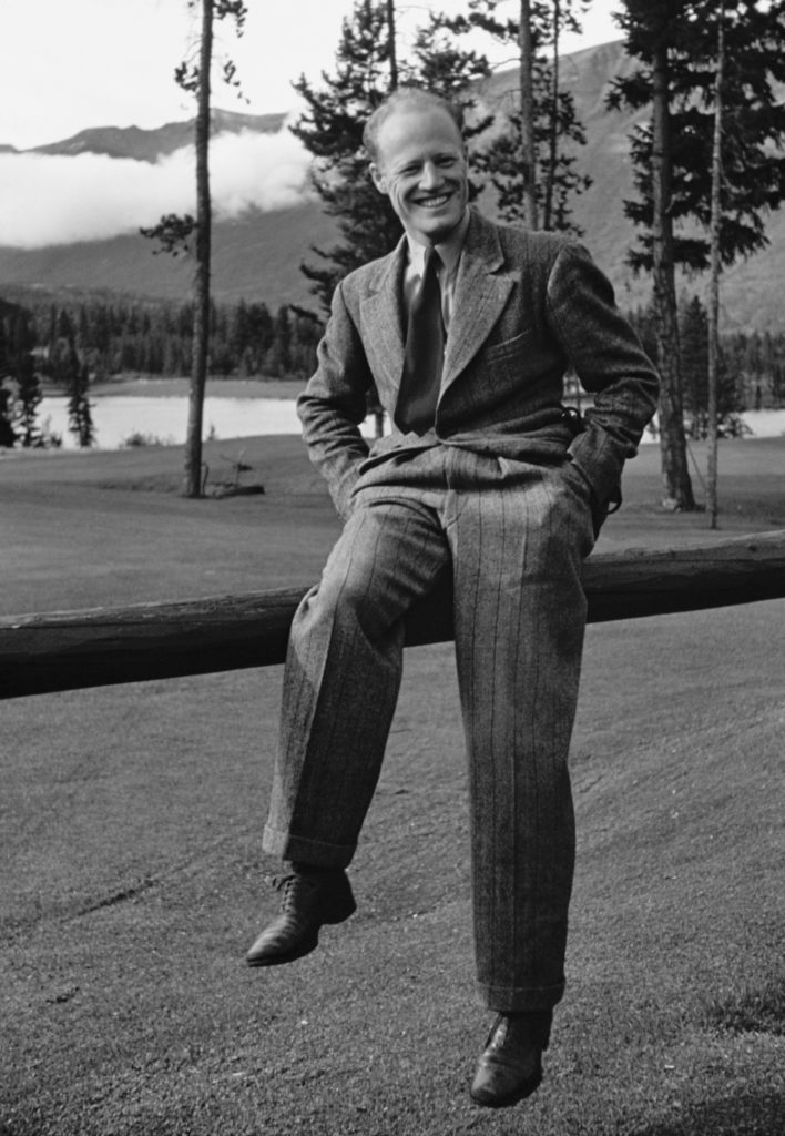 Harry Rowed  at the Jasper Park Lodge in the 1940s