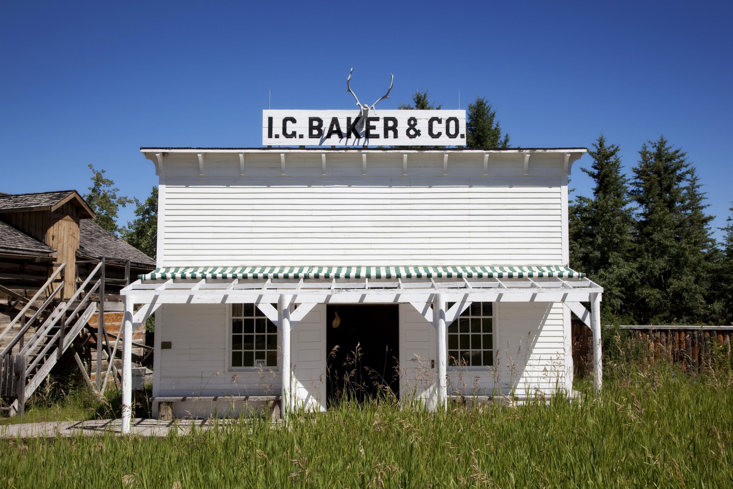IG Baker and Co. building at Heritage Park