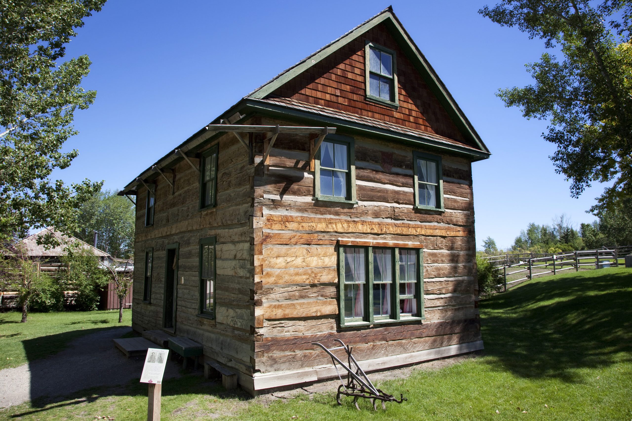 Livingston House and Barn, located at Heritage Park