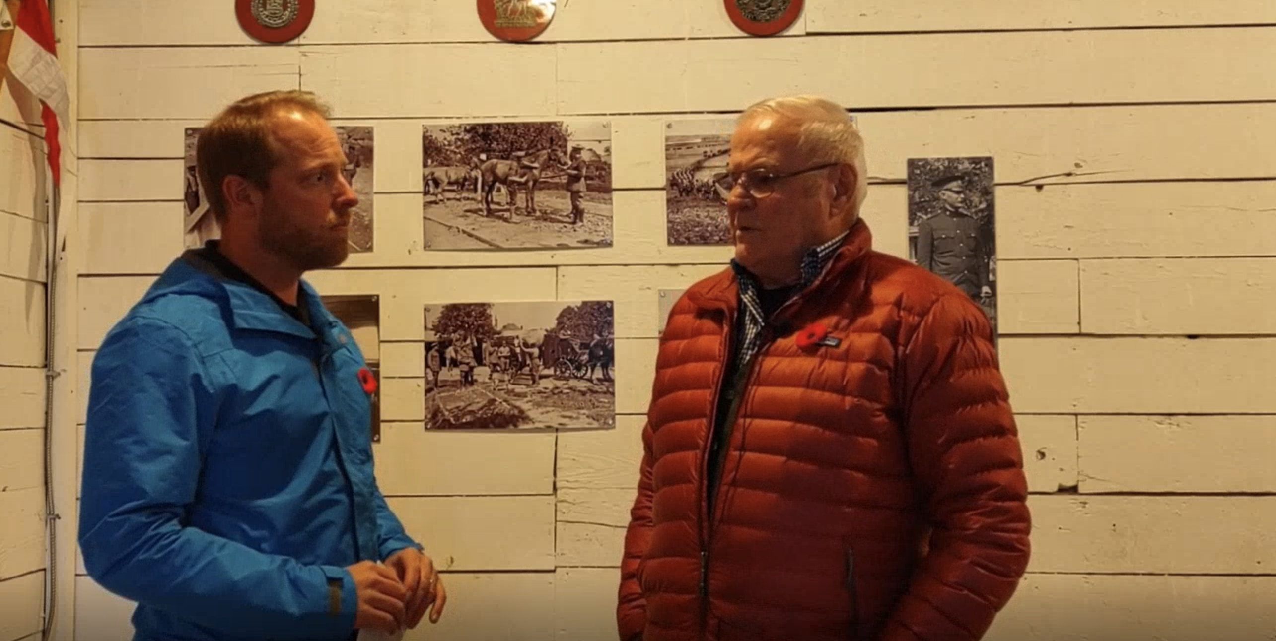 Dominic Terry and Dr. Ted Clark discuss horse usage in WWI