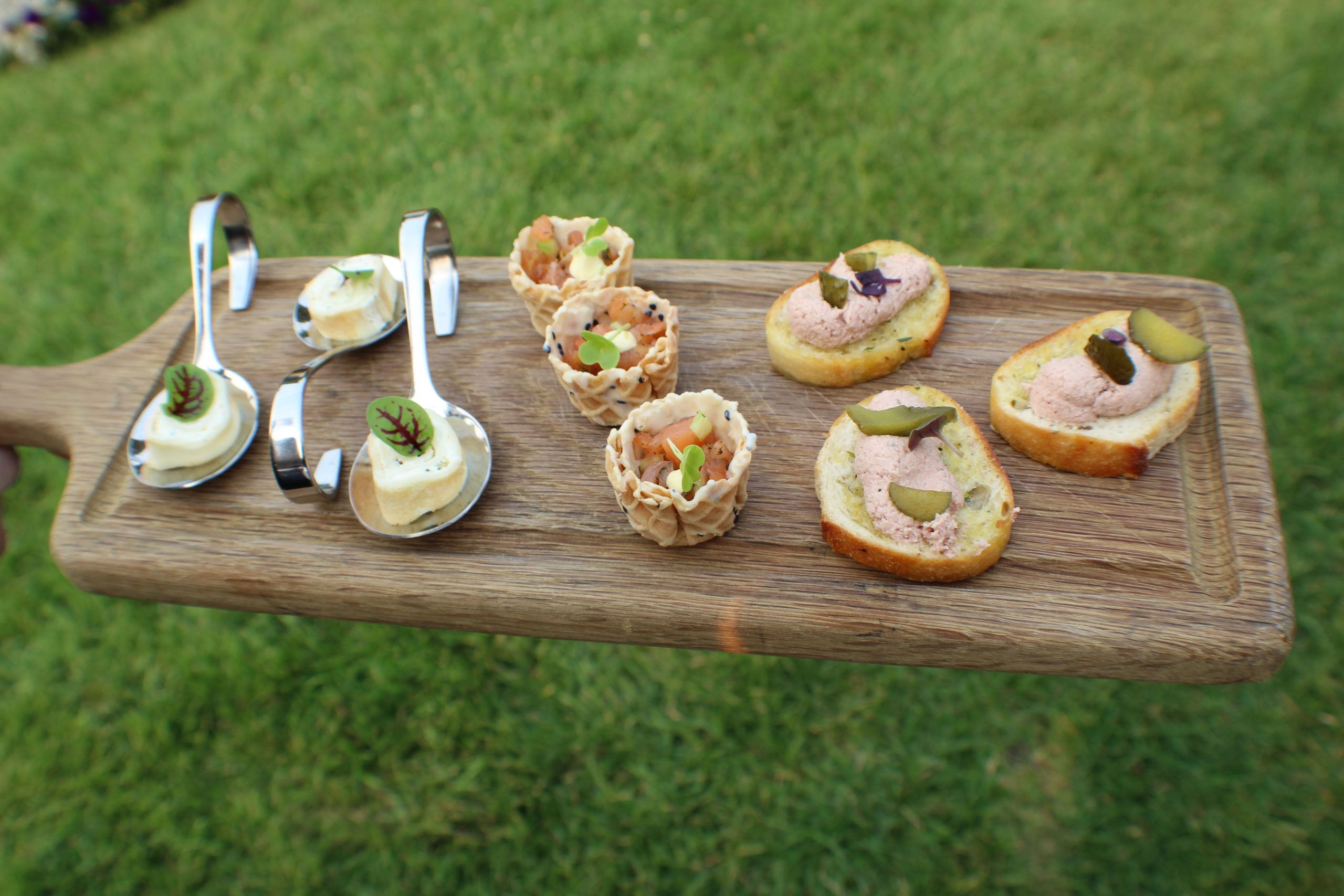Food at the Prince House Lawn Dinner at Heritage Park in Calgary
