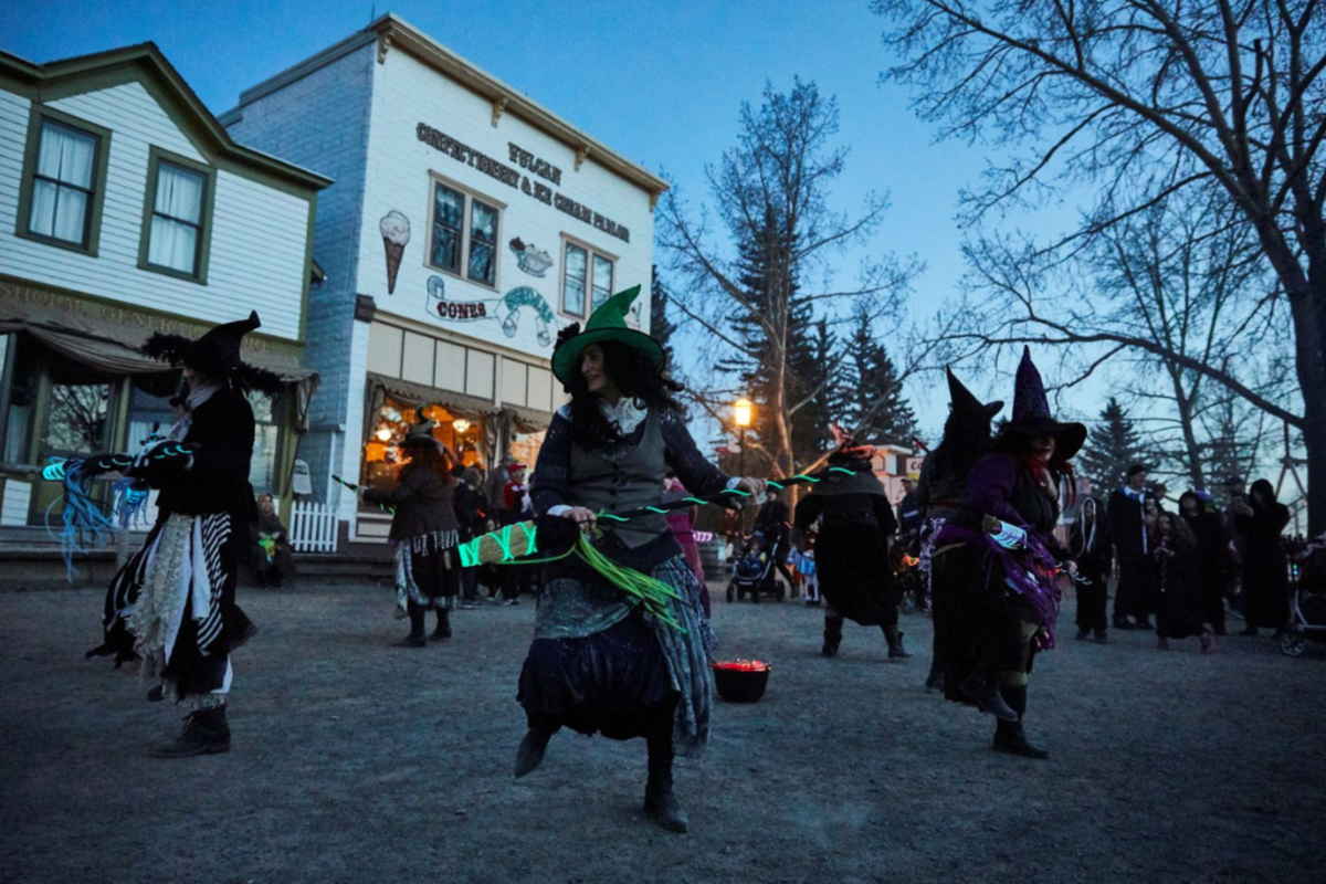 Witches dance at Ghouls' Night Out Adult Night 