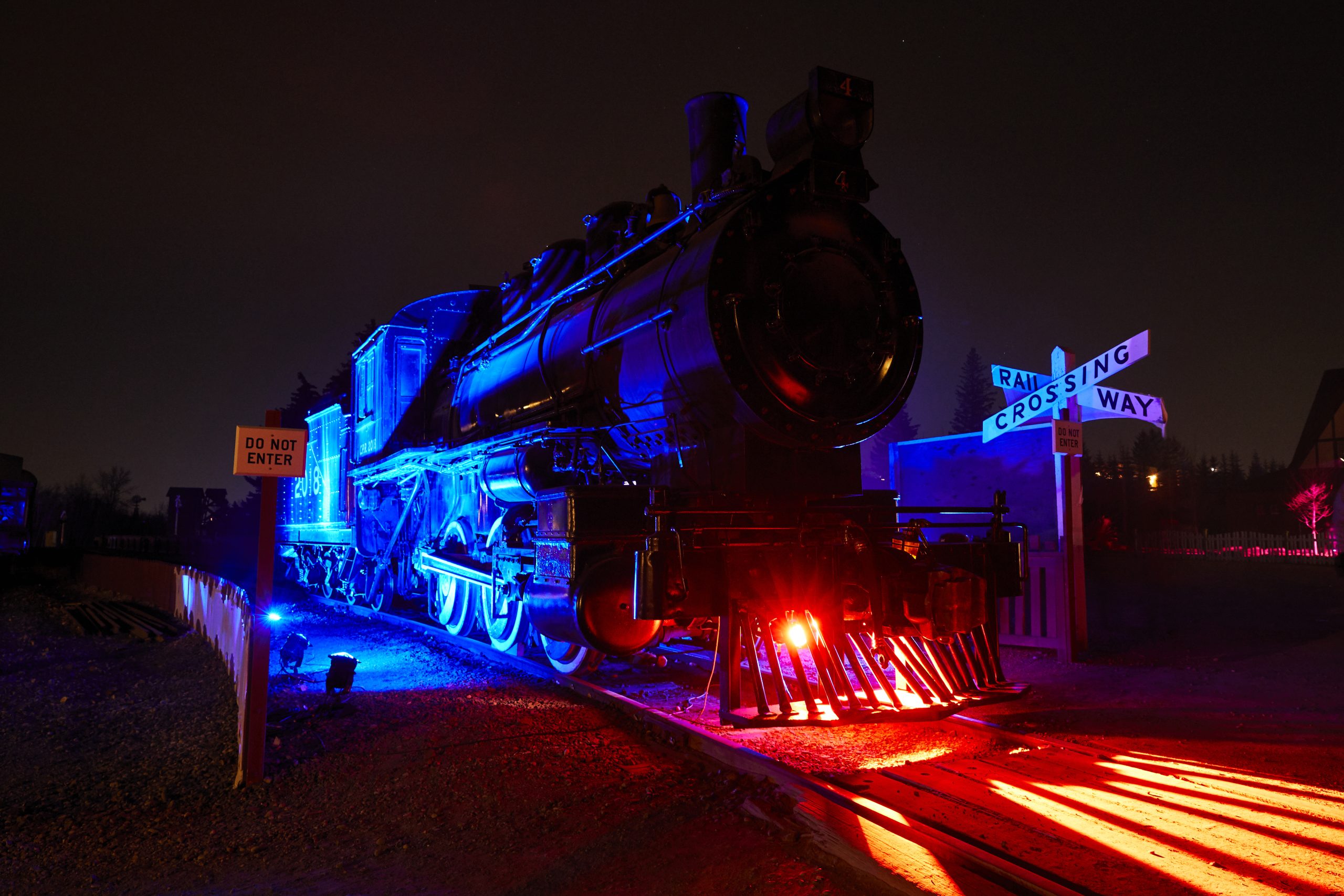Ghost Train at Heritage Park Calgary Halloween Event